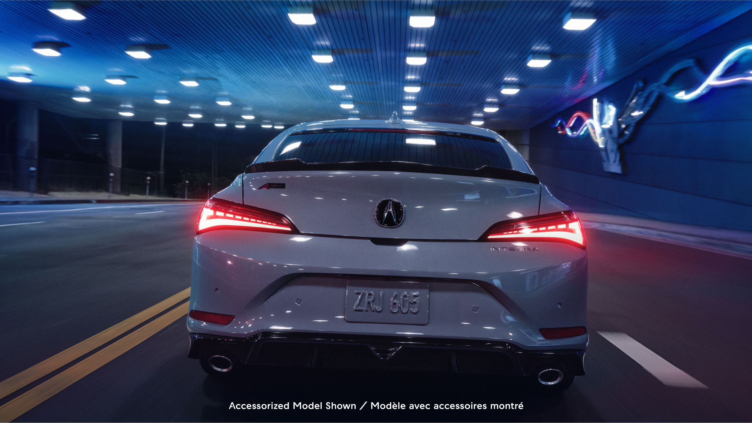 Overhead of carbon fiber side mirror on 2023 Integra