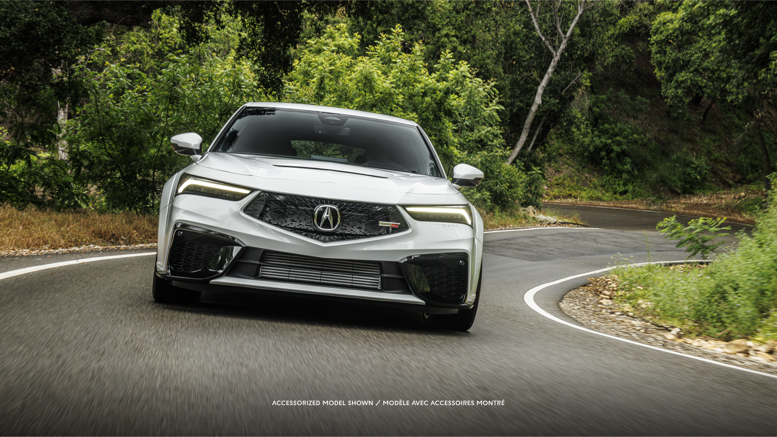 Rear spoiler with A-Spec™ badge on 2023 Integra