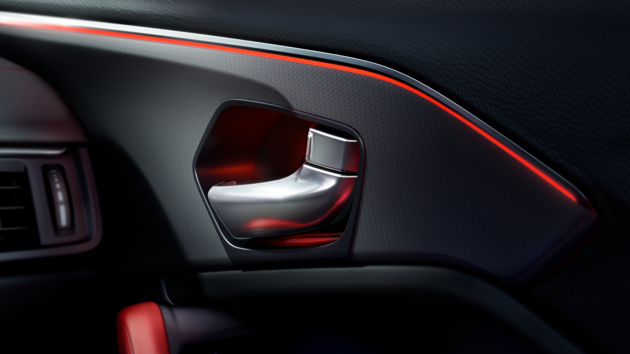 A dial inside a TLX.