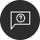 An icon showing a chat bubble with a question mark is shown 